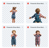 Magical Fireworks Show Model Overlays