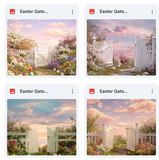 Easter Gate Background Bundle