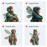 Magical Dragonfly Rider Model Overlays