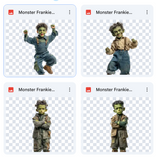 Magical Monster Frankie Model Overlays