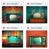 Retro TV Background Bundle