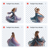 Magical Twilight Fairy Model Overlays