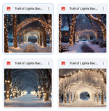 Trail of Lights Background Bundle