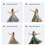 Magical Sweet Fairytale Model Overlays