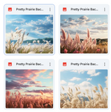 Pretty Prairie Background Bundle