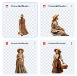 Magical Prairie Girl Model Overlays