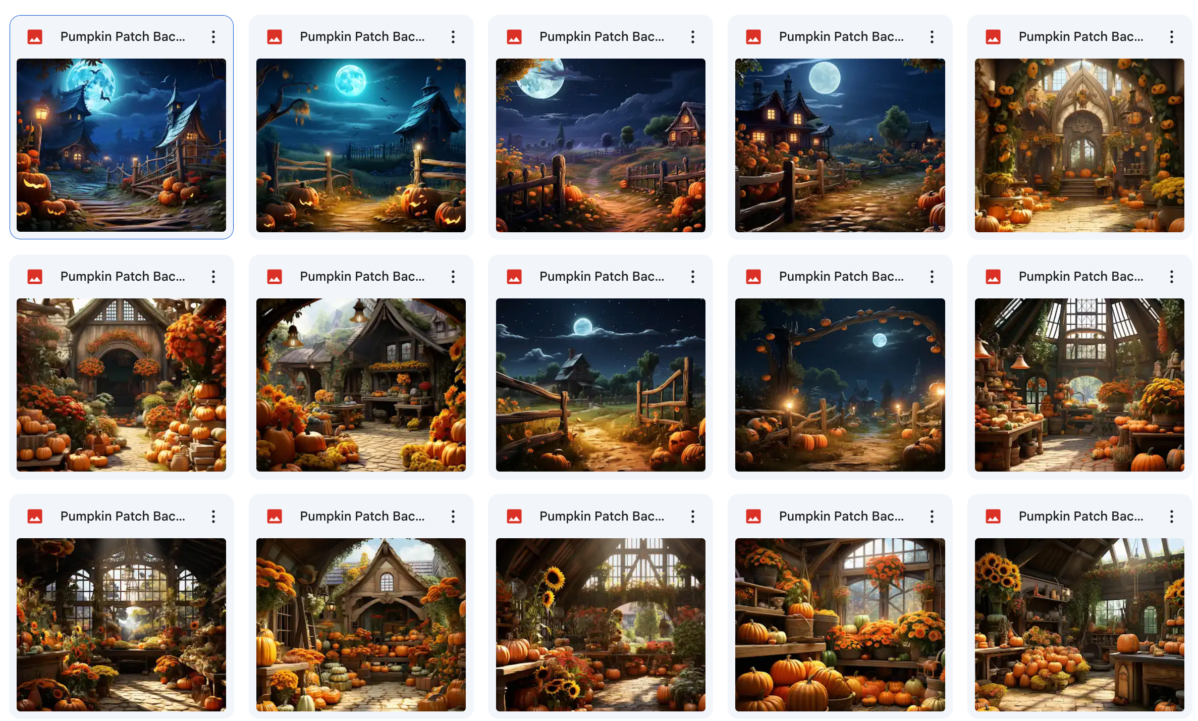 Ultimate Pumpkin Patch Background Bundle - Meg Bitton Productions