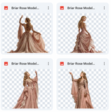 Magical Briar Rose Model Overlays