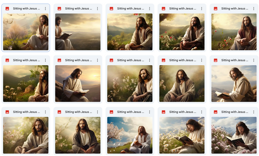Ultimate Sitting Jesus Background Bundle