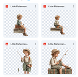 Magical Little Fisherman Model Overlays