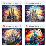 Princess Fine Art Background & Portrait Asset Pack