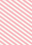 Girl Stripes Announcement Template