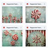 Magical Peppermint Twist Textures