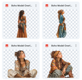 Magical Boho Model Overlays