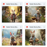 Easter Bunny Background Bundle