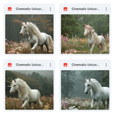 Cinematic Unicorn Background Bundle