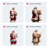 Magical Santa's List Model Overlays