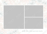 Girl Simple Floral Announcement Template