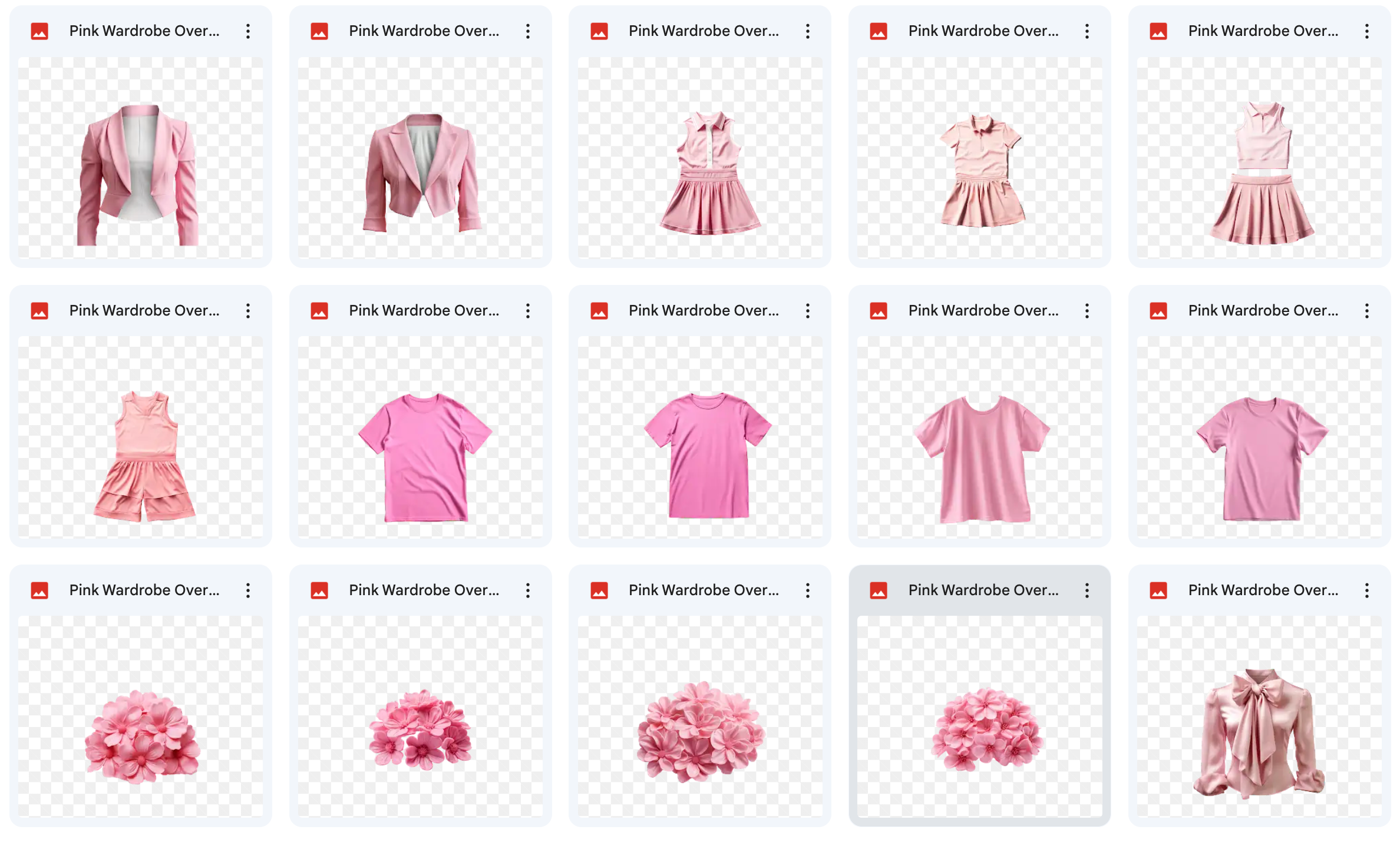 Magical Pink Wardrobe Asset Pack - Meg Bitton Productions