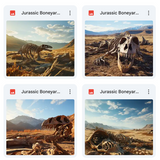 Jurassic Boneyard Background Bundle