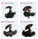 Magical Moody Rain Model Overlays