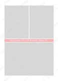 Girl Simple Announcement Template