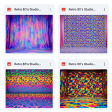 Retro 80's Studio Background Bundle
