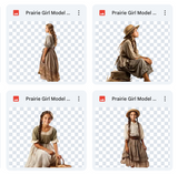 Magical Prairie Girl Model Overlays