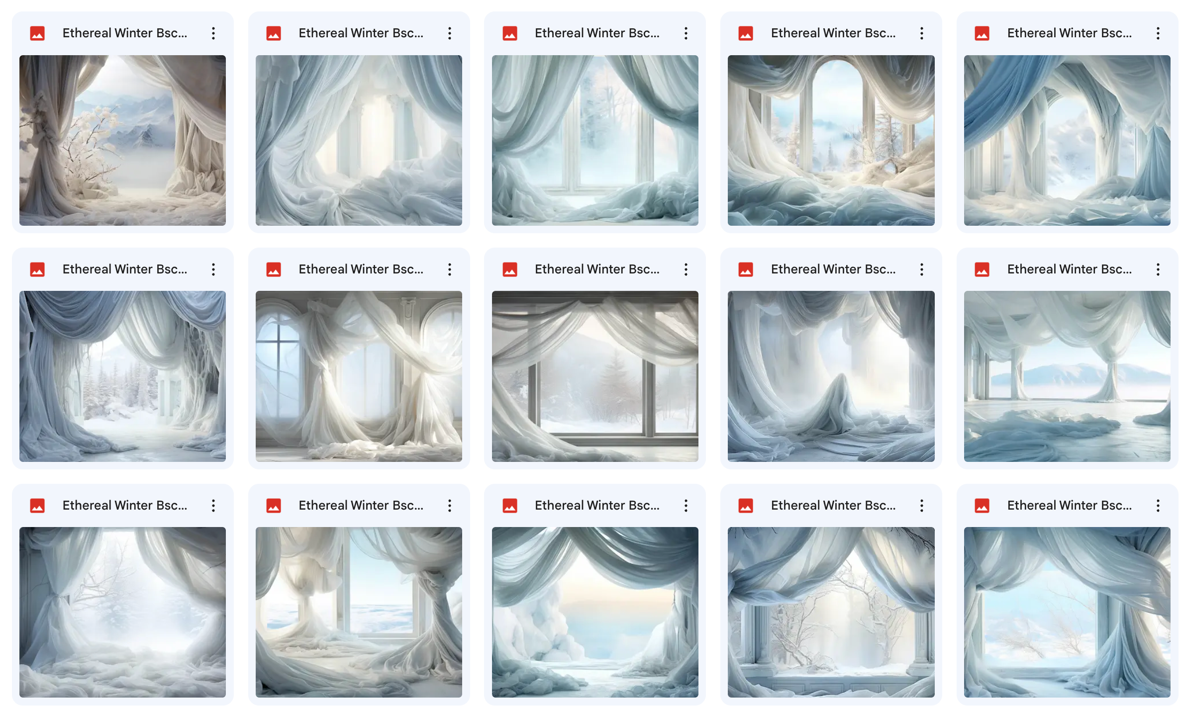 Ethereal Winter Asset Pack - Meg Bitton Productions