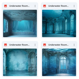 Underwater Room Background Bundle