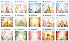 Illustrated Easter Greeting Cards Pack