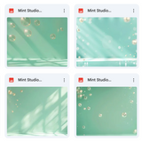 Mint Dream Studio Background Bundle