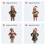 Magical Girl Elf Model Overlays