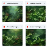 Magical Jurassic Foliage Textures