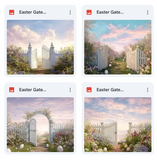 Easter Gate Background Bundle