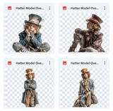 Magical Hatter Model Overlays