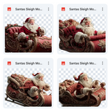 Magical Santa's Sleigh Model Overlays