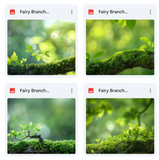 Fairy Branch Background Bundle