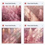 Rose Gold Studio Background Bundle