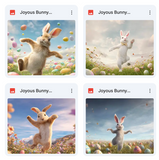 Joyous Bunny Background Bundle
