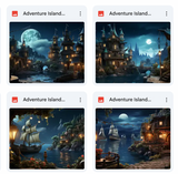 Adventure Island Background Bundle