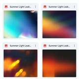 Magical Summer Light Leak Overlays