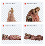 Magical Briar Rose Model Overlays