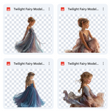 Magical Twilight Fairy Model Overlays