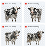 Magical Farm Cow Overlays