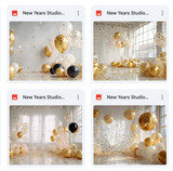 New Year's Studio Background Bundle