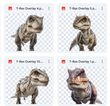 Magical T-Rex Overlays