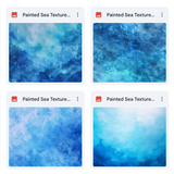 Magical Painted Sea Textures