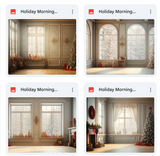 Holiday Morning Background Bundle
