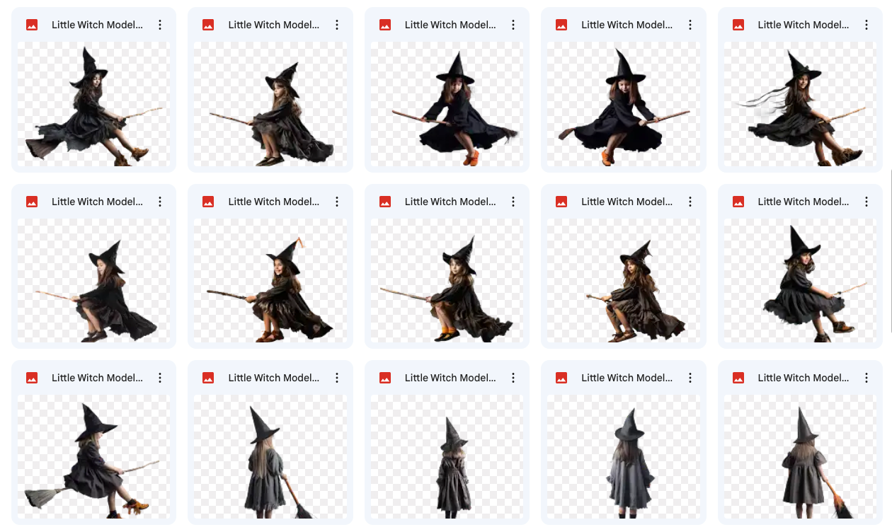 Magical Little Witch Asset Pack - Meg Bitton Productions